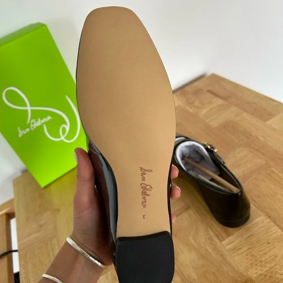Sam Edelman Black Patent Leather Mary Jane Size 8 - Picture 5 of 6